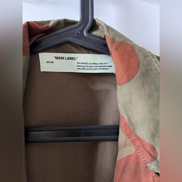 OFF-WHITE Green Camo Diagonal Field Jacket - Picture 5 of 7